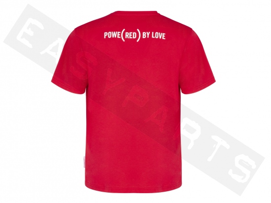 T-shirt VESPA Primavera (RED)® Rood unisex